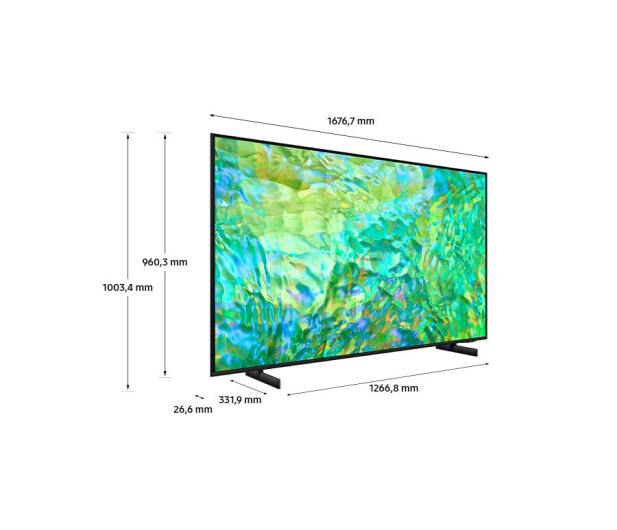 Samsung UE75CU8002 75" LED 4K Tizen TV - 1132456 - zdjęcie 3